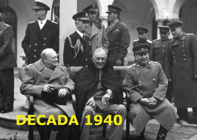 NO-DO Años 40; concersaciones de Yalta
