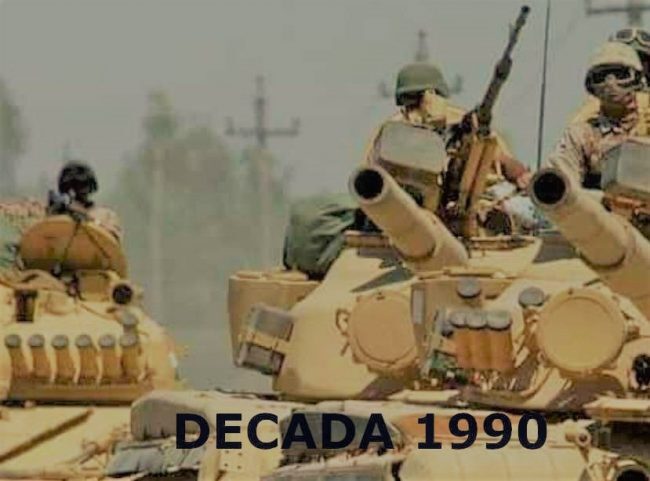 Etapas historia 1990 a 1999