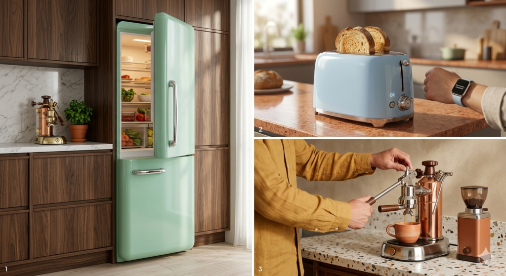 Electrodomésticos con estilo vintage