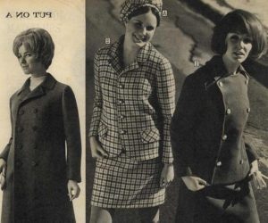 Abrigos vintage mujer años 60