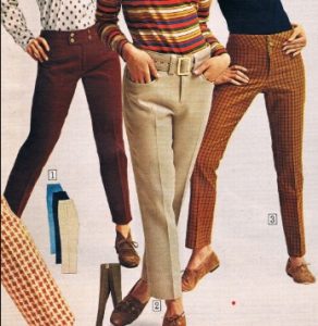 Pantalones mujer vintage años 60