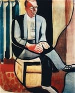 portrait of the writer m doleng 1929 Anatol Petrytsky