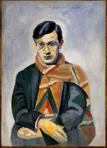 retrato de Tristan Tzara Robert Delaunay